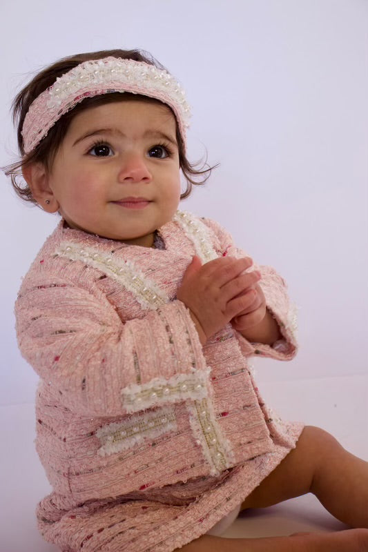 Shelly Speckled tweed set