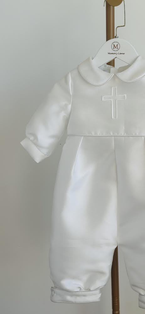 Christopher Long Sleeve Cross Romper