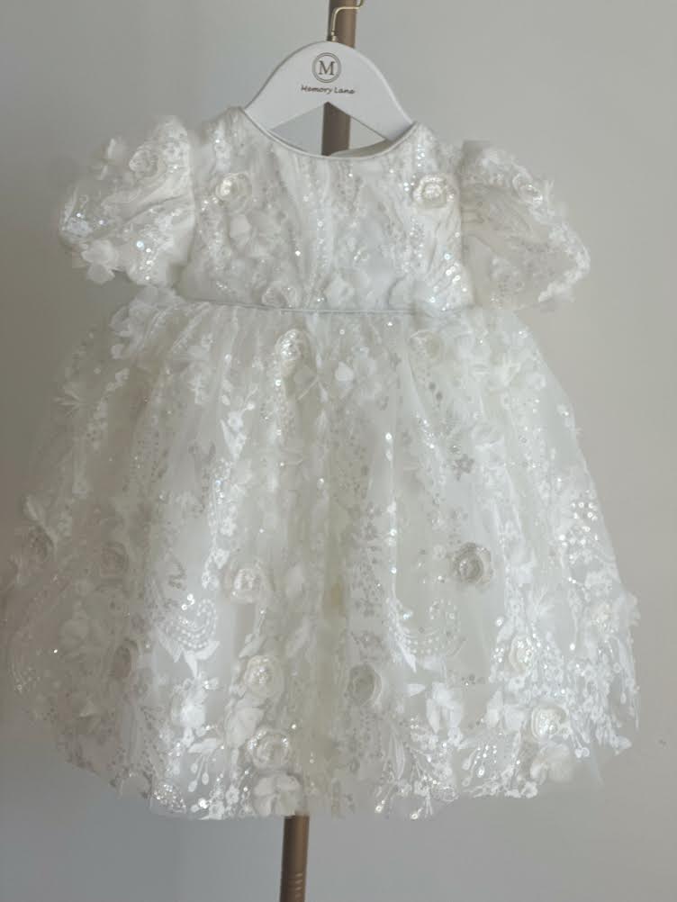 Estelle Lace Christening Dress