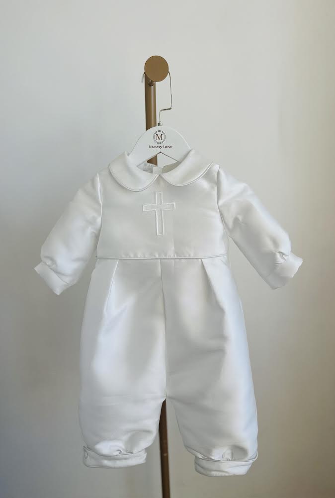 Christopher Long Sleeve Cross Romper