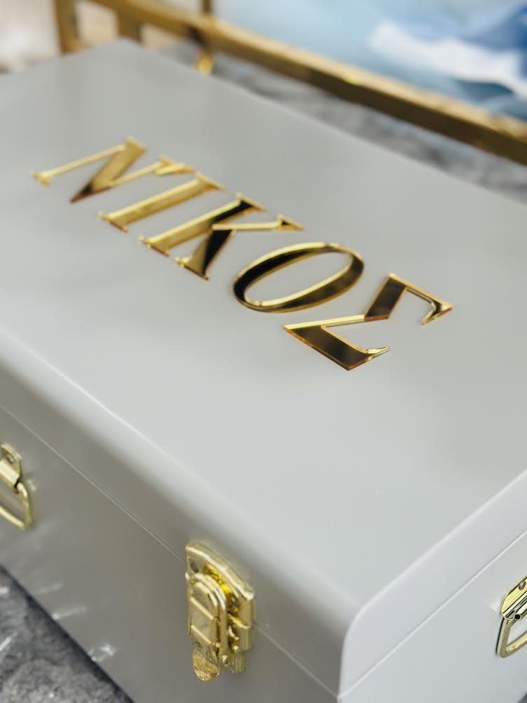 Grey Personalised Trunk
