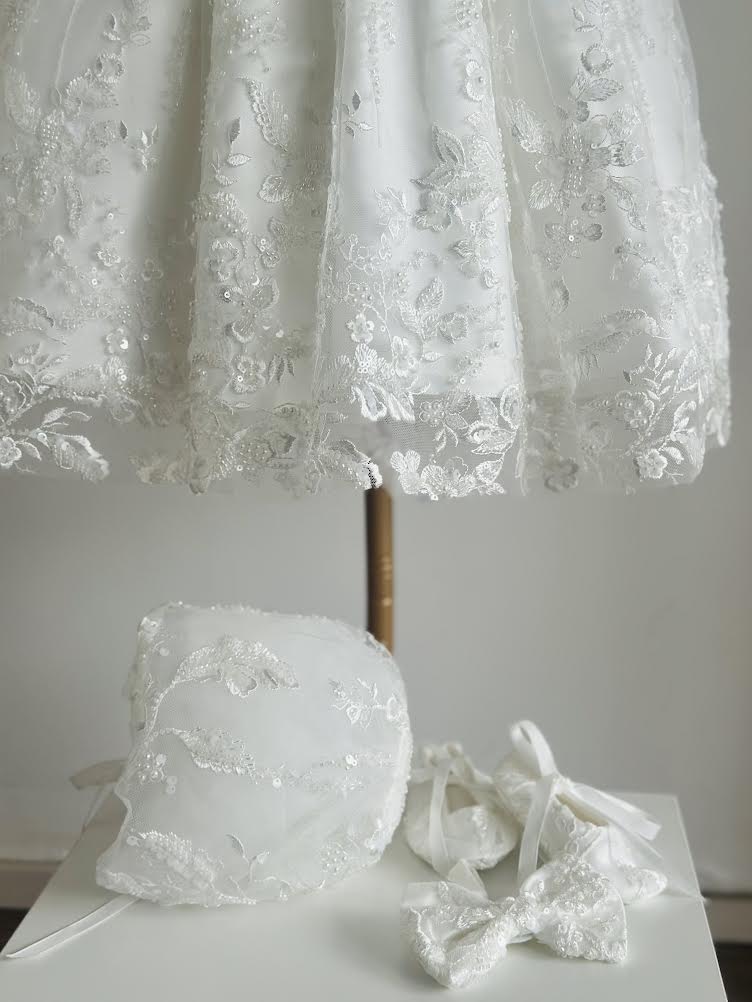 Chiara Lace Christening Dress