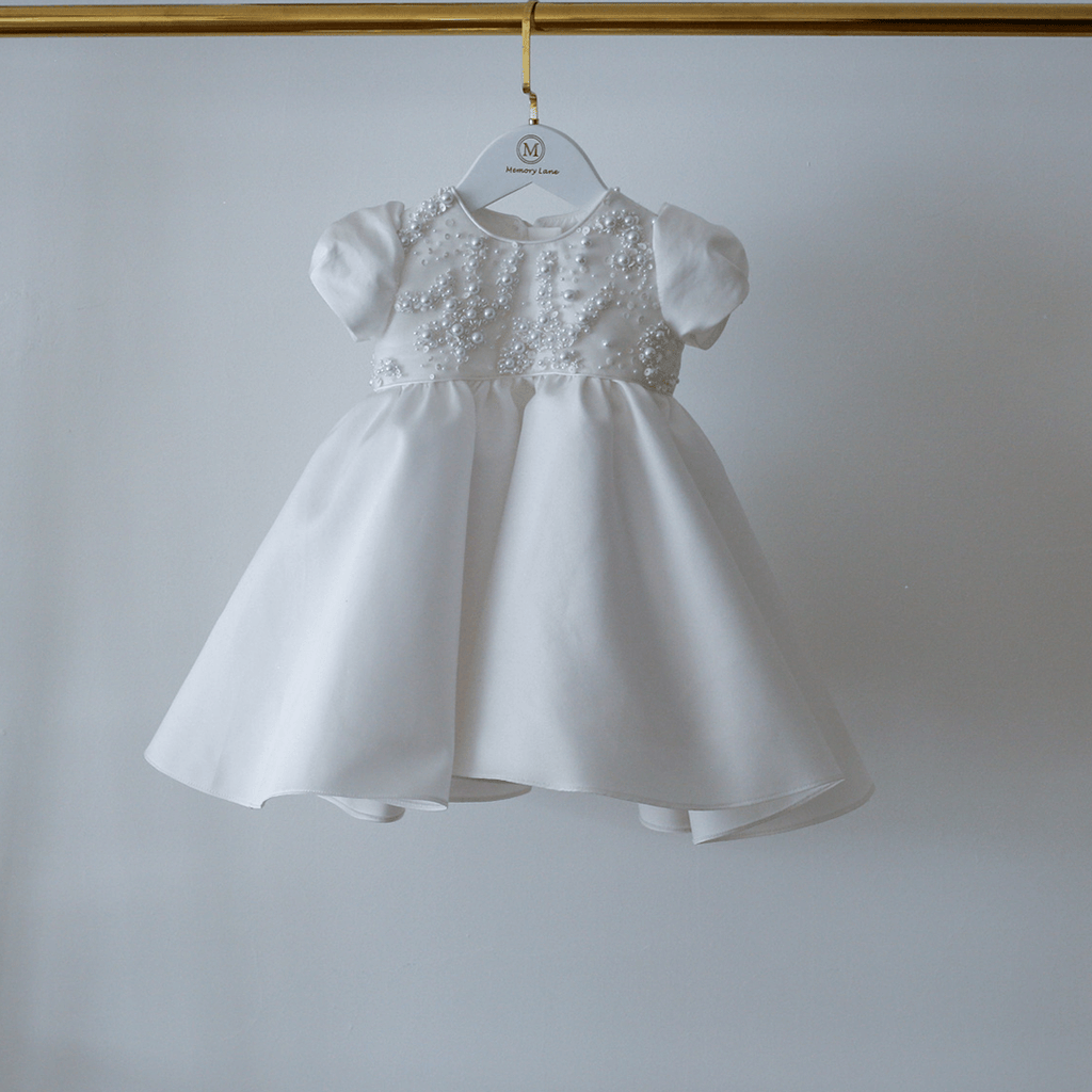 LAST PIECE **Silvana Pearl Mikado Circle Dress