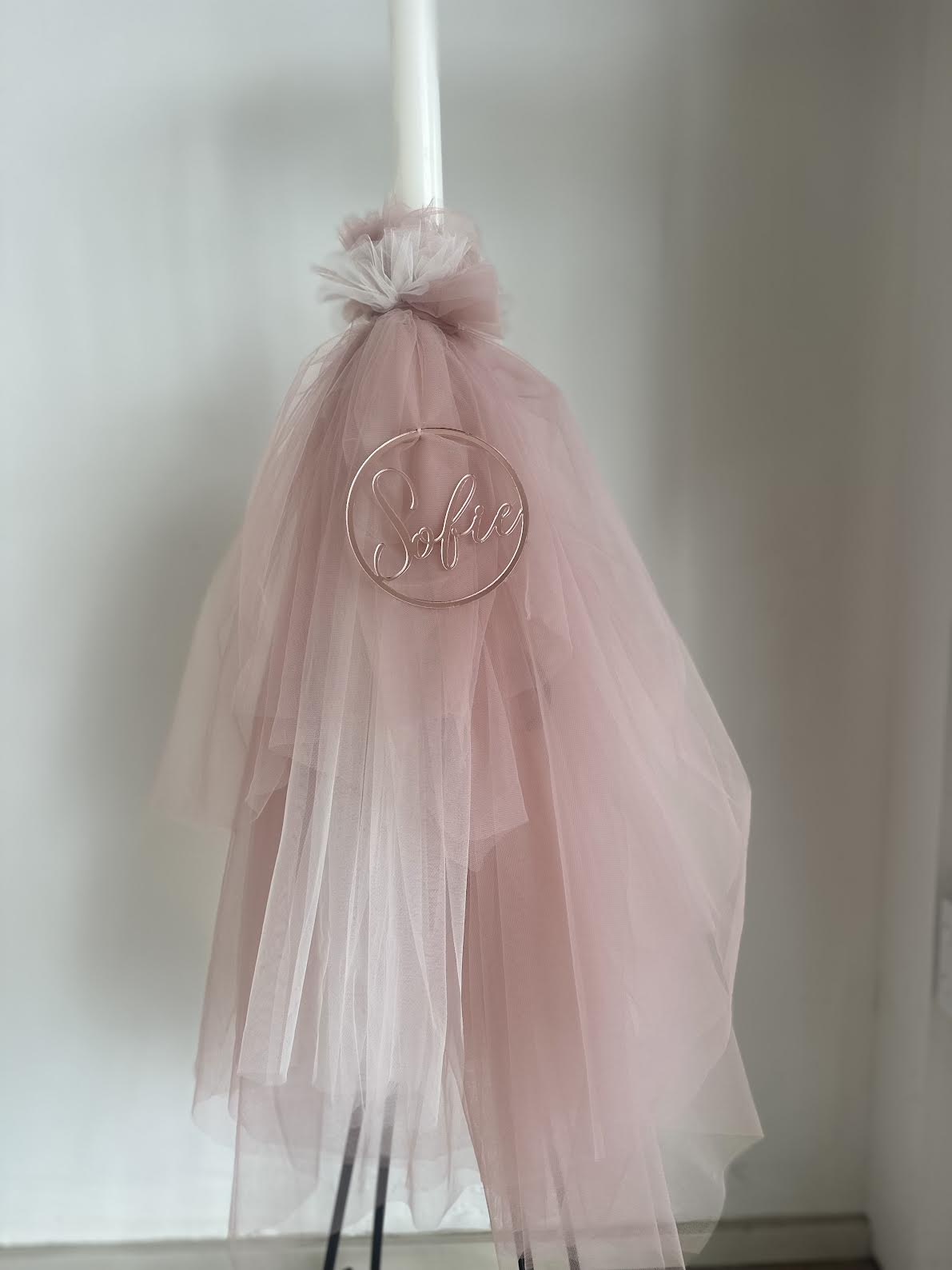 Sophia Orthodox Tulle Candle