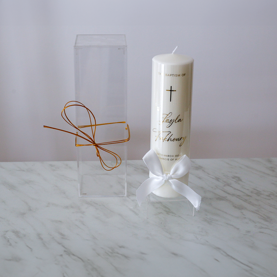 Layla Gold Font Candle