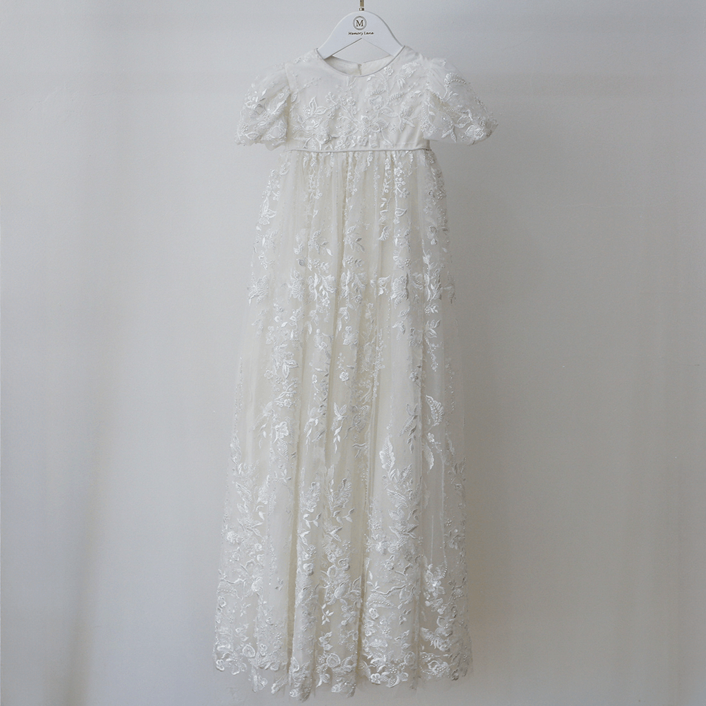 Marcella Lace and Pearl Gown