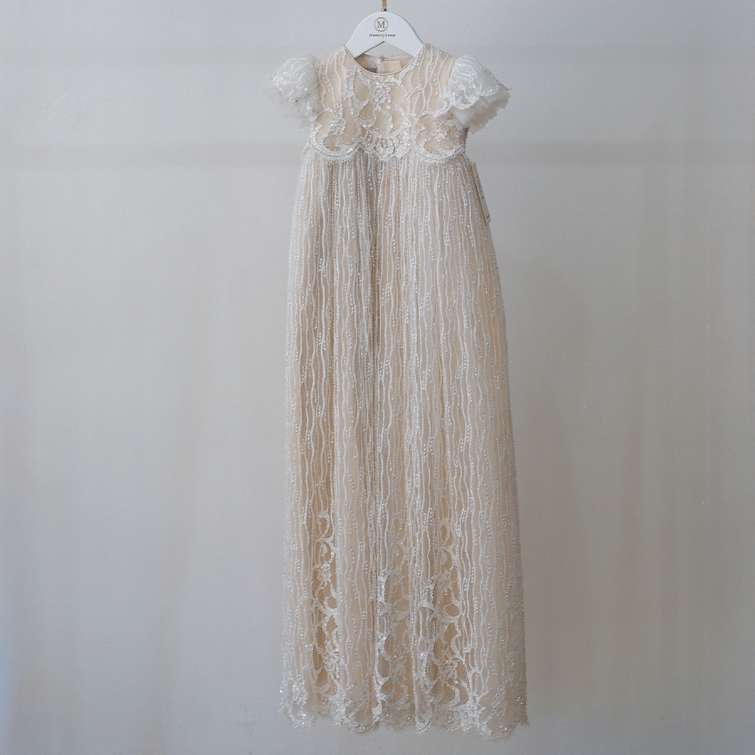 Amelia Lace Gown Made in Melbourne **Last new Piece