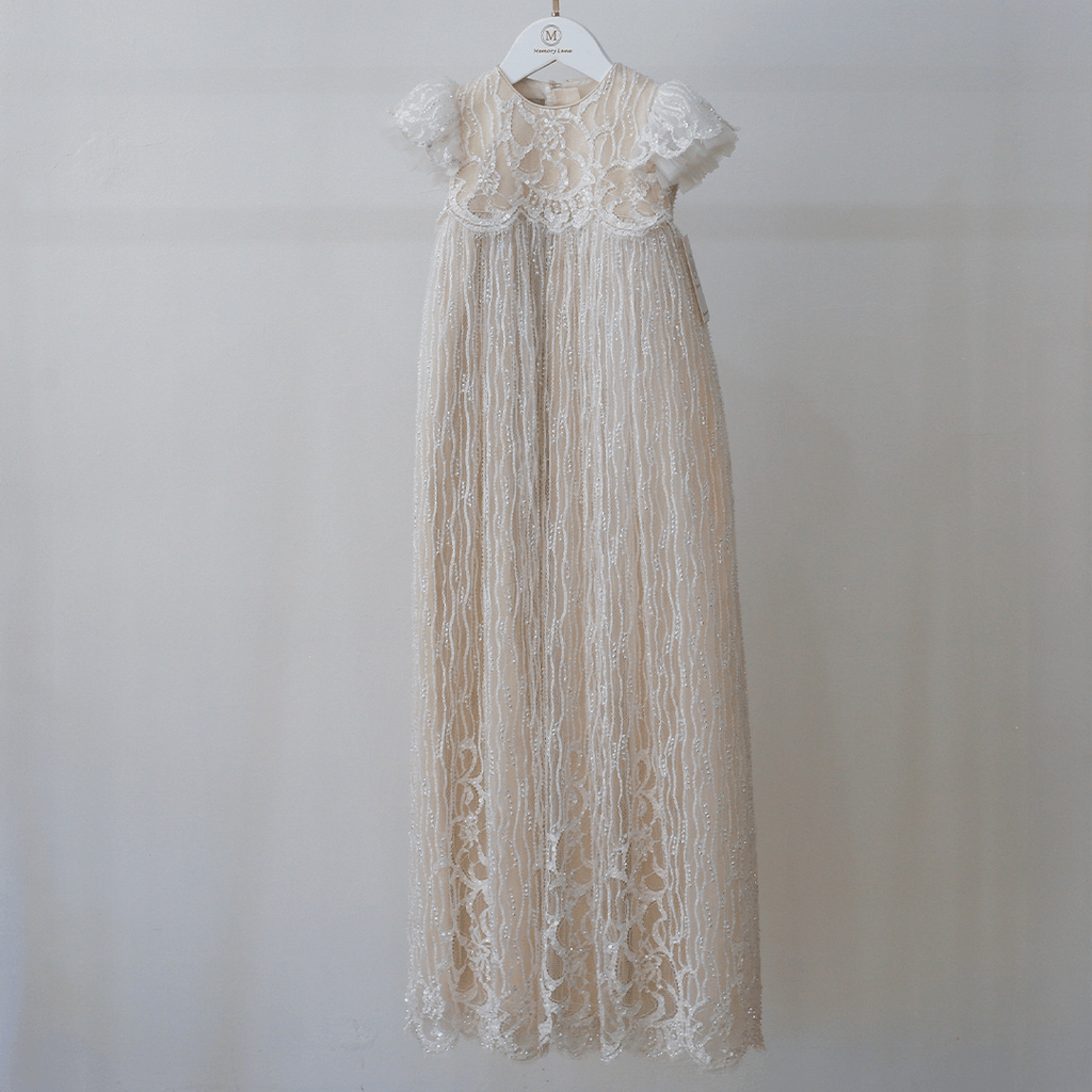 Amelia Lace Gown Made in Melbourne **Last new Piece