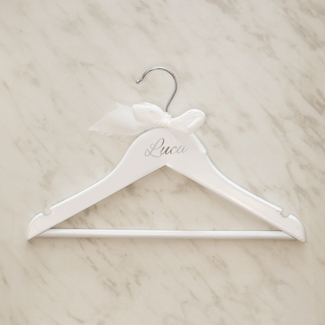 Luca Personalised Silver Hanger