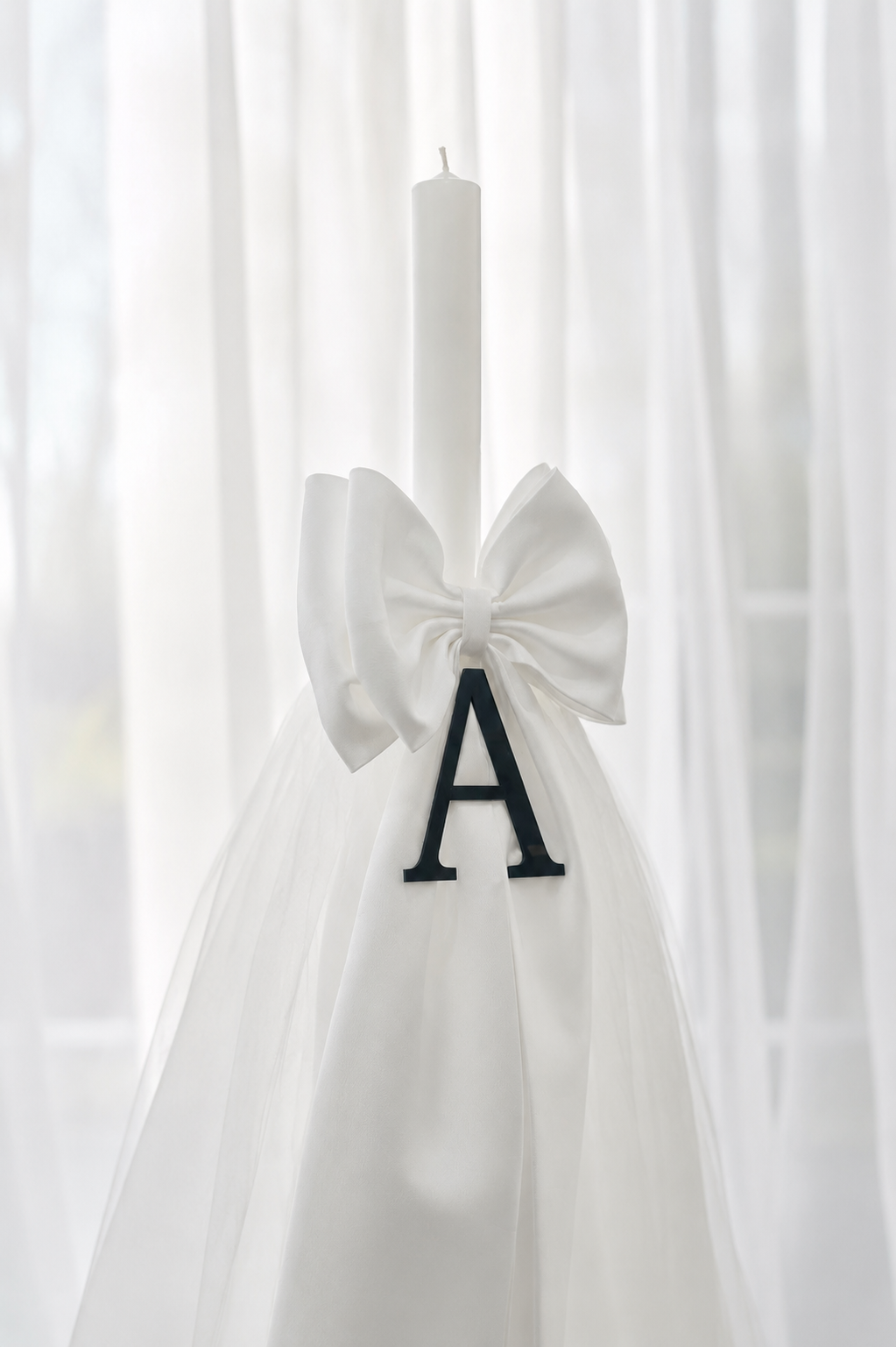 Personalised Wedding Christening Candle