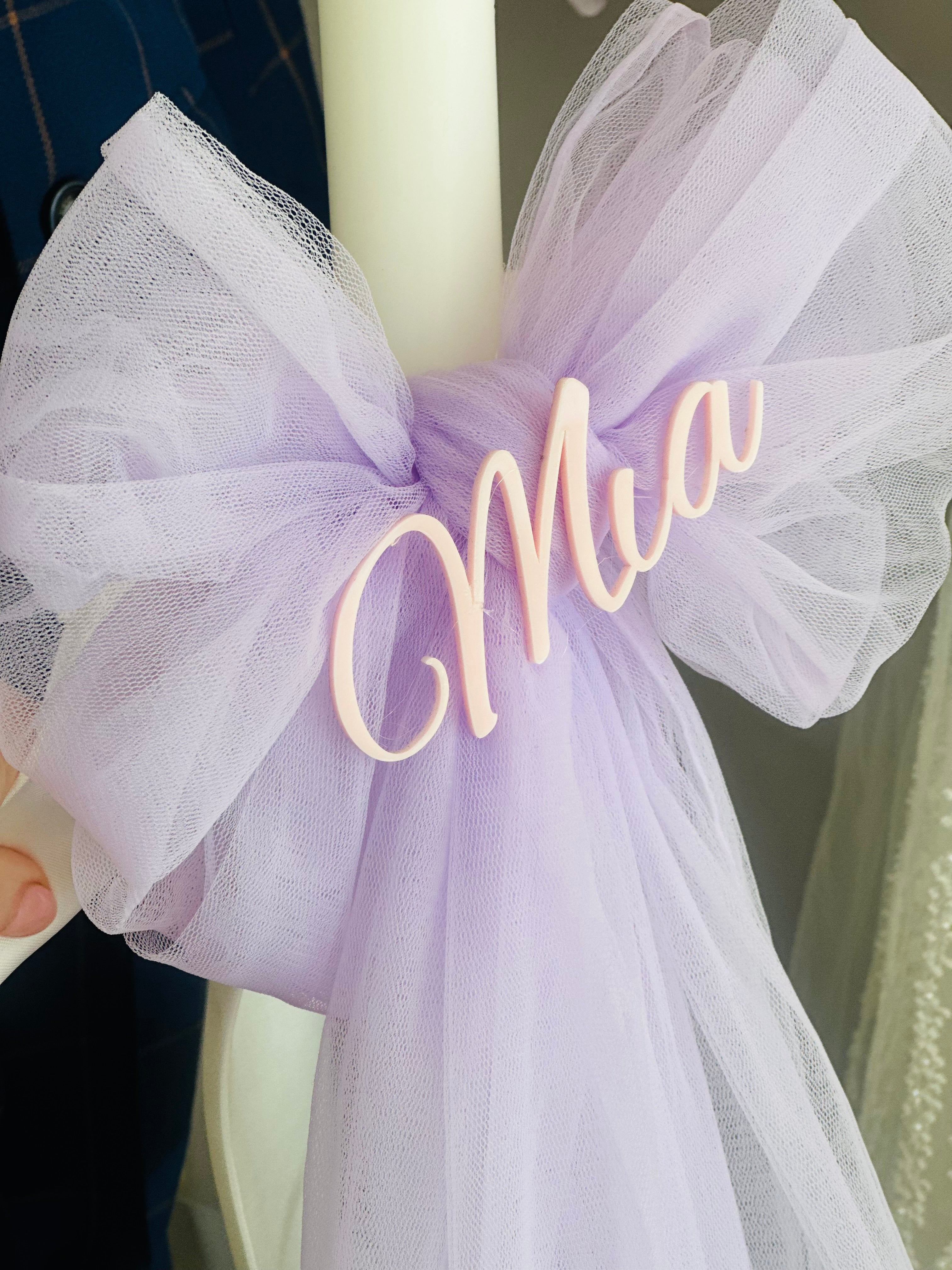 Mia Tulle Orthodox Candle