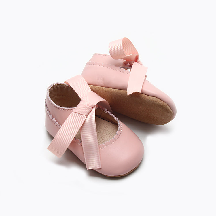 Rosa soft sole bow shoe