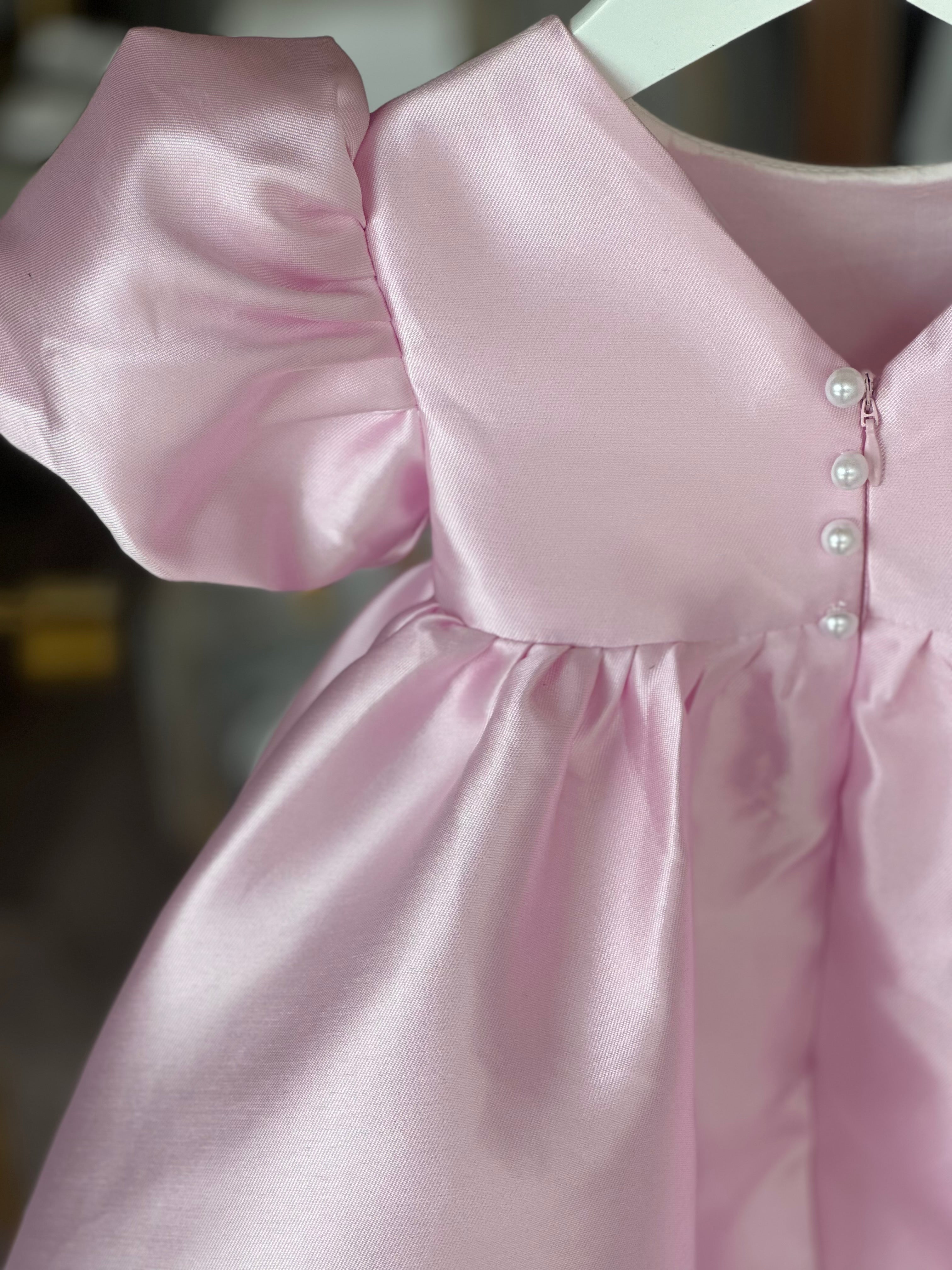 Nora Baby Pink Party Dress
