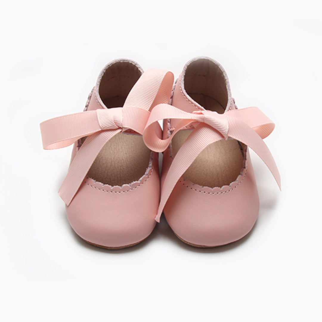 Rosa soft sole bow shoe