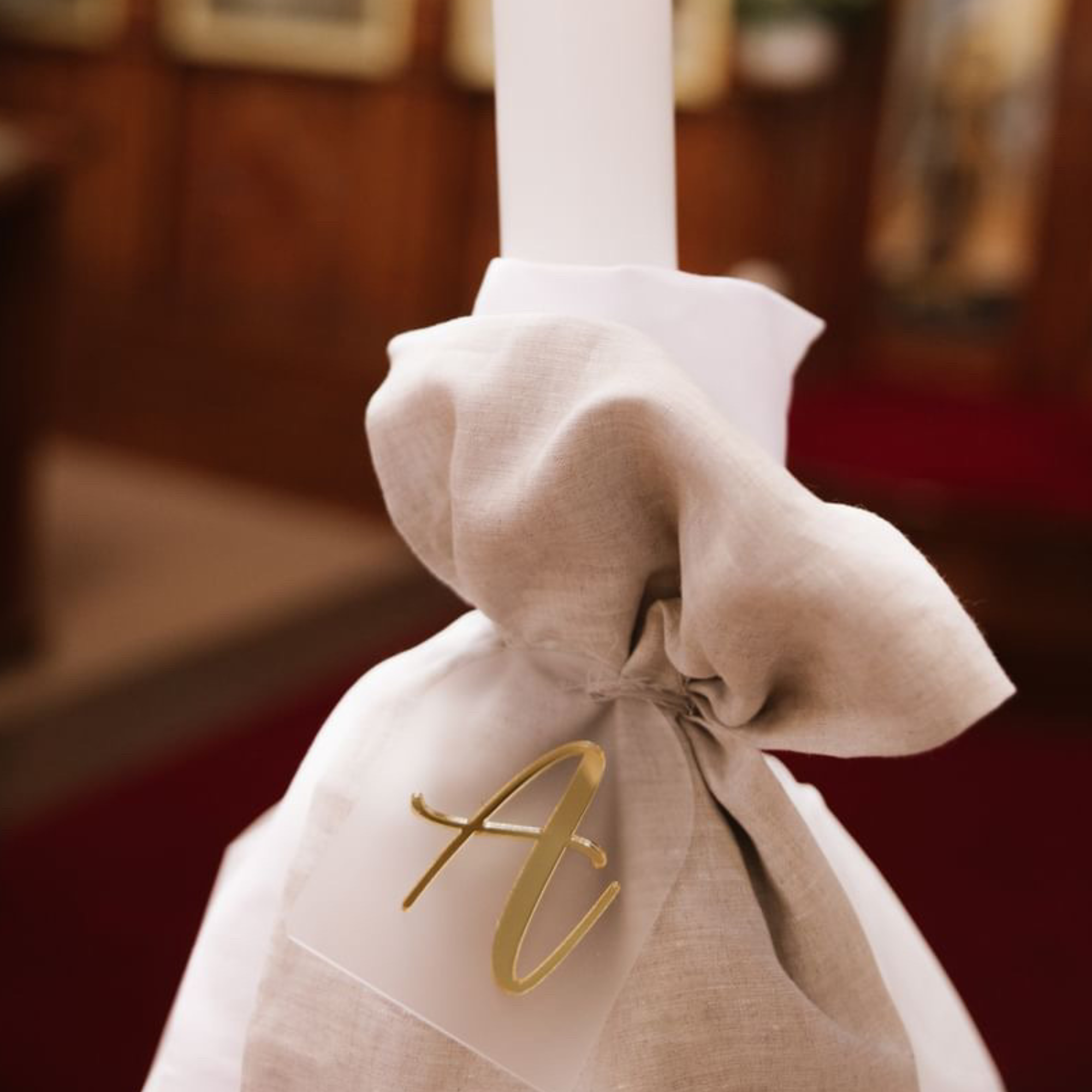 Andrej Orthodox candle full tulle skirt